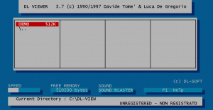 Ecco l'interfaccia del DL Viewer nella versione 3.7